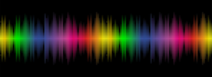 Abstract multicolored background. Music, song, Disco background.