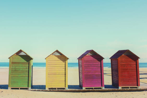istock Colorful cottages 1194638919