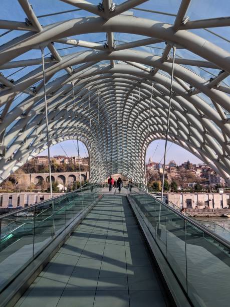 istock A modern bridge in Tblisi, Georgia 1194640450