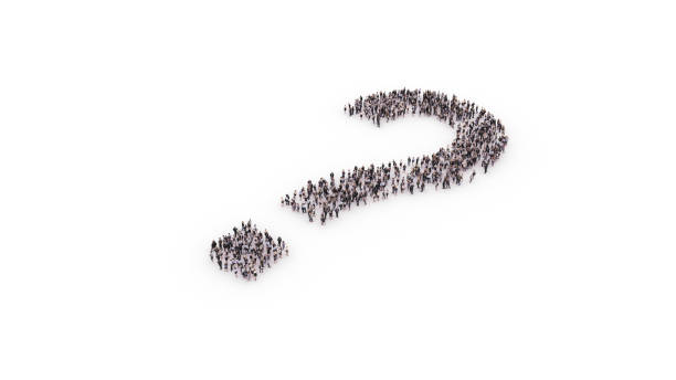 istock Question Mark formed with crowd of people 1194642945