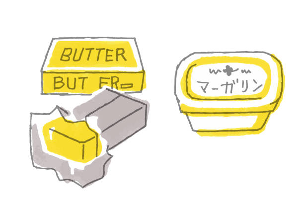Ilustración de Ilustración De Mantequilla Y Margarina y más Vectores Libres  de Derechos de Margarina - Margarina, Aceite para cocinar, Ilustración -  iStock