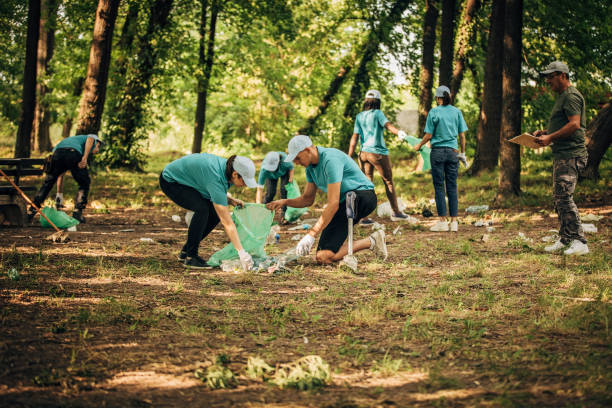istock Volunteers cleaning nature together 1194645954