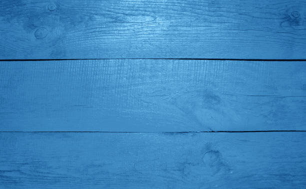 istock Blue painted wooden background 1194648510