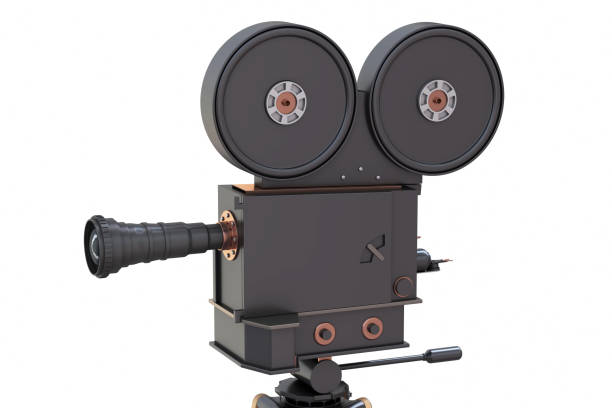 istock Old-new concept camera 3D rendering isolated on white background stock photo 1194650321
