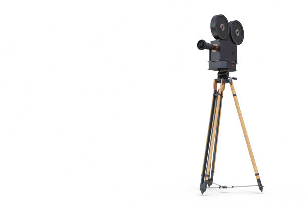 istock Old-new concept camera 3D rendering isolated on white background stock photo 1194650328