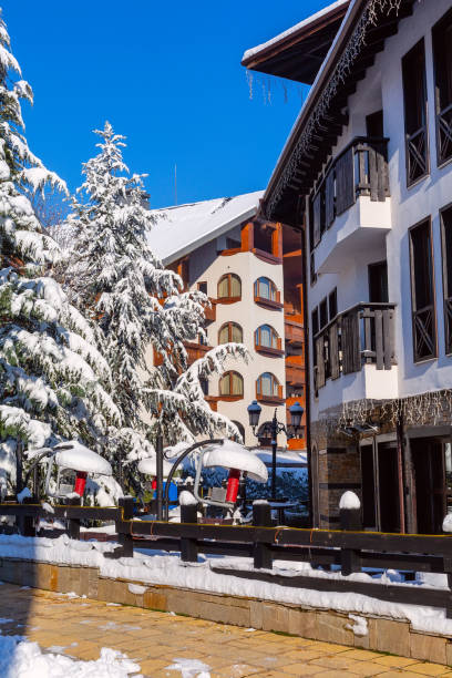 istock Pirin street view in Bansko, Bulgaria 1194651346
