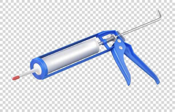 ilustrações, clipart, desenhos animados e ícones de espuma do poliuretano em um tubo. ilustração do vetor em um fundo transparente. - silicone