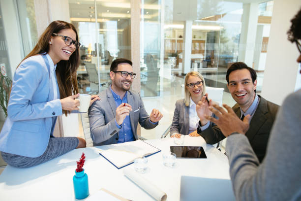 istock Successful business team working on a project in the office 1194665300