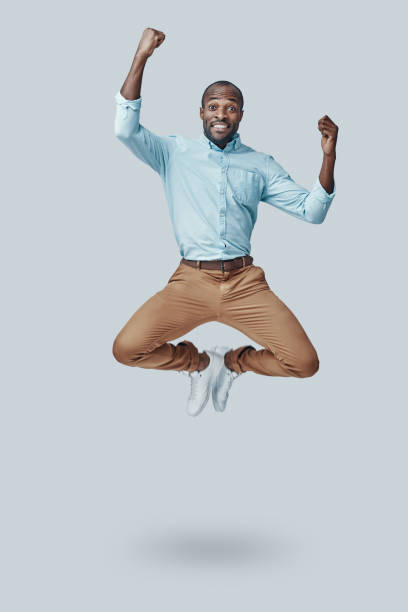 istock Playful young African man 1194668030