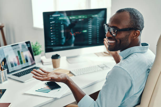 istock Handsome young African man in shirt 1194668201