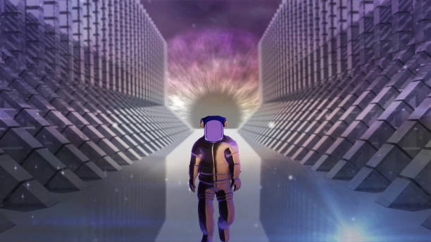 istock astronaut walking in virtual reality street 1194668343