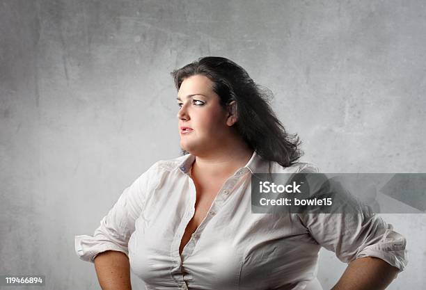 Sadness Stock Photo - Download Image Now - Overweight, Sadness, Women