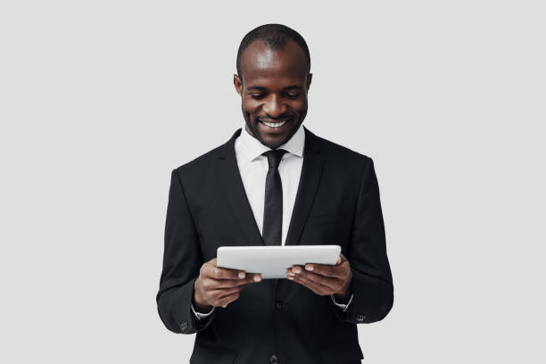 istock Charming young African man in formalwear 1194669262