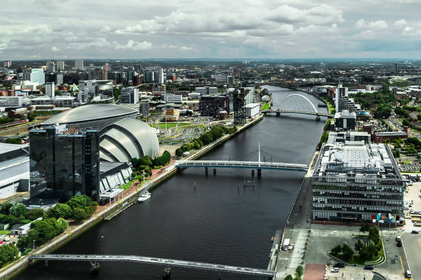 glasgow - glasgow tower foto e immagini stock