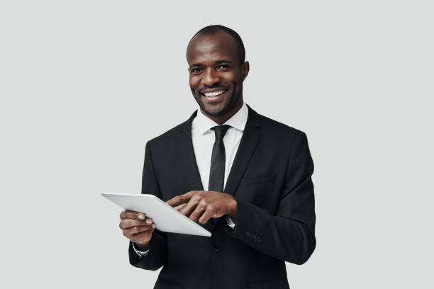 istock Charming young African man in formalwear 1194669474