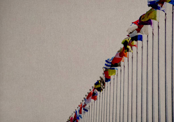 Waving flags