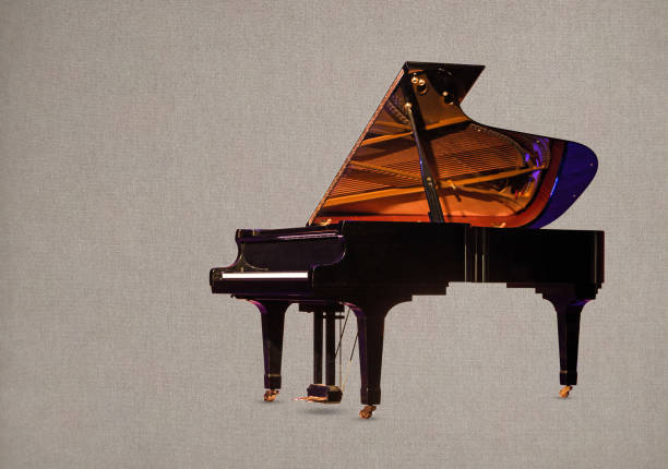 istock Piano on retro style background 1194672282