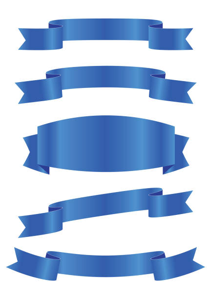 istock set of blue ribbon banner icon 1194672698