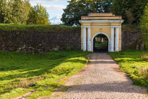 istock Fredrikshamn Gate in Annenkrone, Vyborg, Russia 1194674233