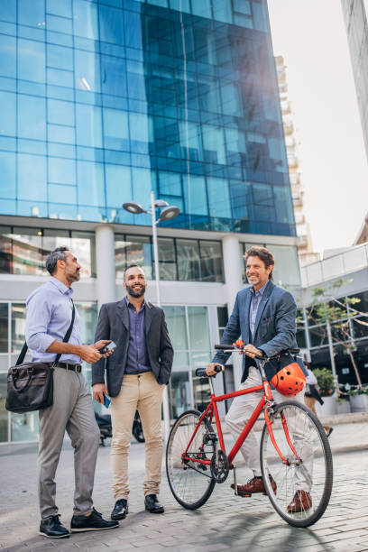 istock Three businessmen outdoors 1194675330