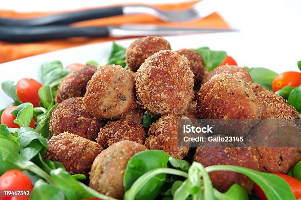 Meatballs With Fresh Vegetables Stock Photo - Download Image Now - Appetizer, Beef, Color Image