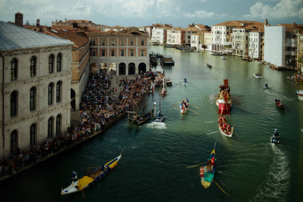 istock Historical Regatta on Grand Canal. 1194678001