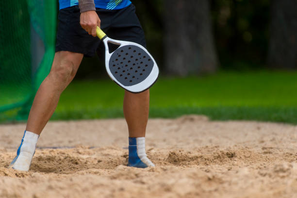 istock Low Section Of Man Playing On Sand 1194682779