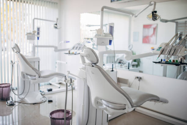 istock Interior of a modern medical clinic 1194686111