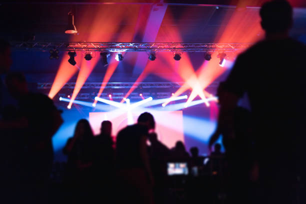 istock Silhouette People At Music Concert 1194686845