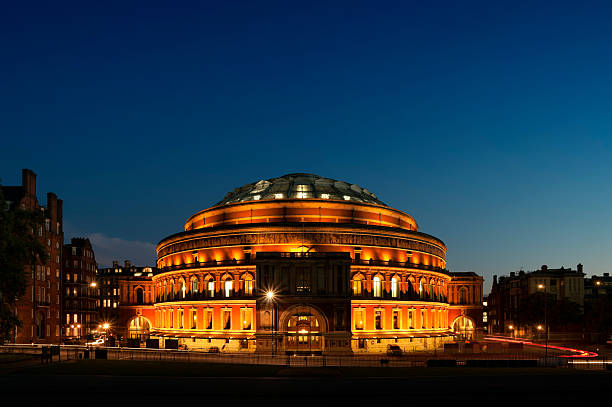 Royal Albert Hall, London.  blue hour twilight stock pictures, royalty-free photos & images
