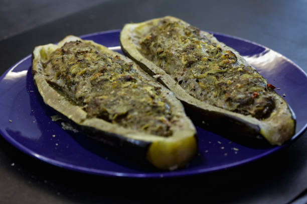 Stuffed squash stock photo