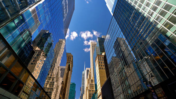 istock Modern Financial Building. Business concept. Sky. Grow. 1194696708