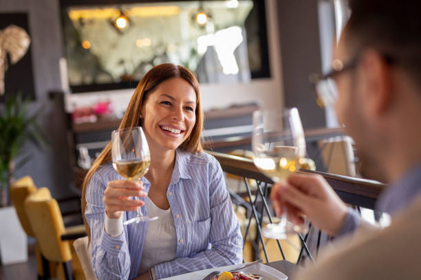 istock Couple making a toast 1194696709