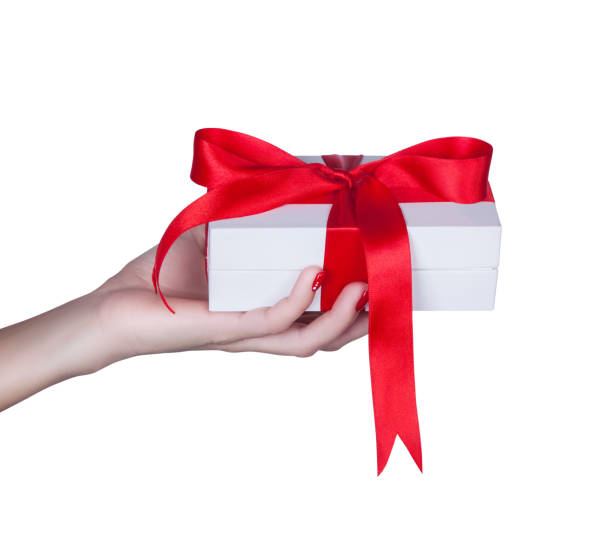istock Christmas or new year decorated gift box 1194700573
