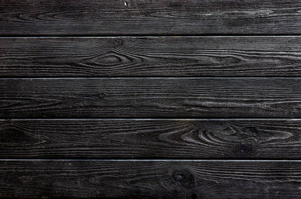 istock Dark wood background from old planks. Close up 1194702168