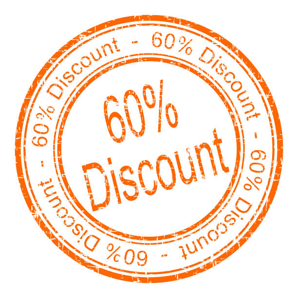 istock 60% Discount rubber stamp – illustration 1194702213