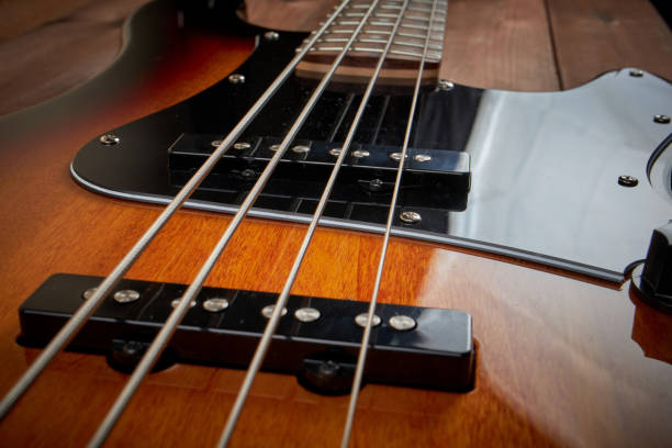 istock Colored electric bass body 1194709885