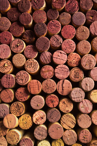 Wine Cork Stoppers with Various Vintages