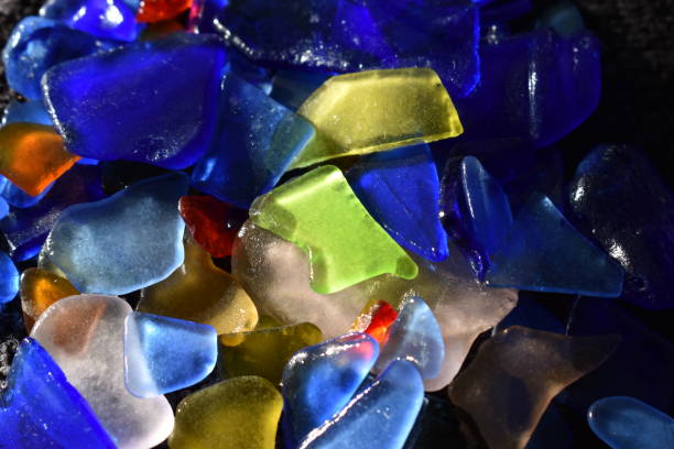 istock Multi colored sea glass found on the beach 1194711092