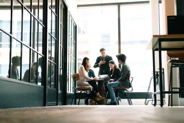 istock Business meeting in co-working space 1194718350