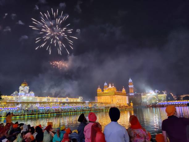 istock Diwali celebration at Harmandir Sahab, Golden temple complex Amritsar 1194723885