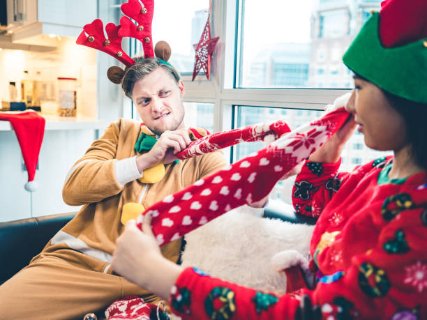 istock Millennial Christmas party 1194723992