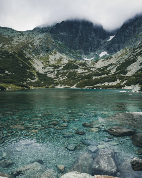 istock Idyllic mountain lake in Slovakia 1194724206