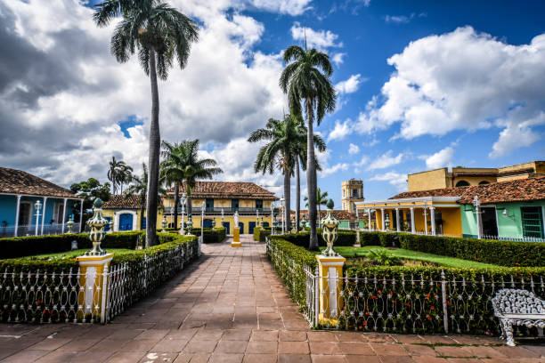 istock Beautiful Park In Trinidad, Cuba 1194731174