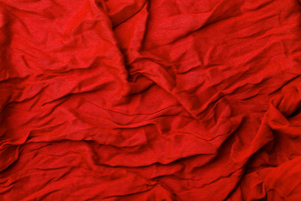 red cloth background