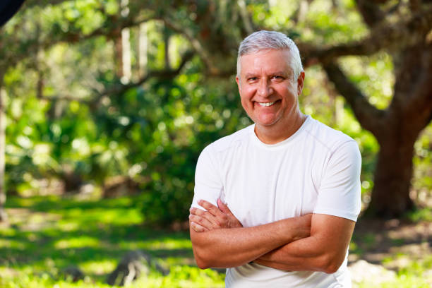 istock Handsome man outdoors 1194735243