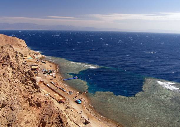 Blue Hole Blue Hole, Dahab, Sinai, Egypt dahab photos stock pictures, royalty-free photos & images