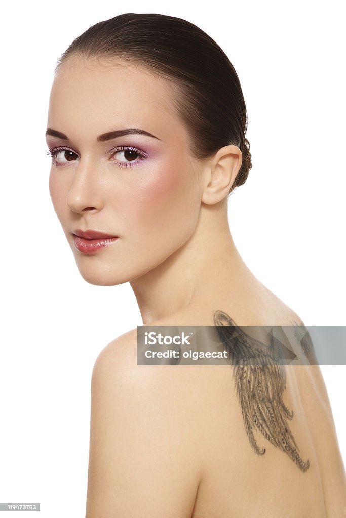 Beauty with tattoo  Adult Stock Photo