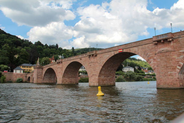 istock Neckar. Bridge over Neckar in Heidelberg, Germany 1194737615