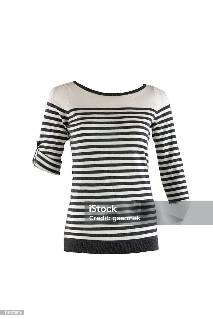 Femminile maglietta a righe - Foto stock royalty-free di Abbigliamento